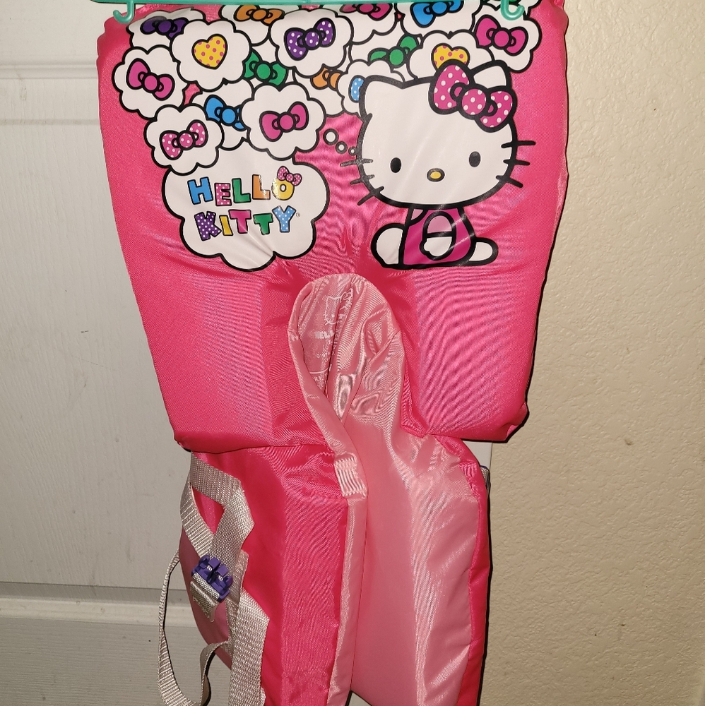 Life vest swimming hello kitty for kids